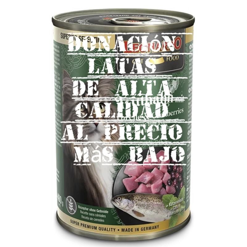 Donación Latas Pavo y trucha