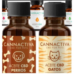 Aceite de CBD 2.5-5% perro...