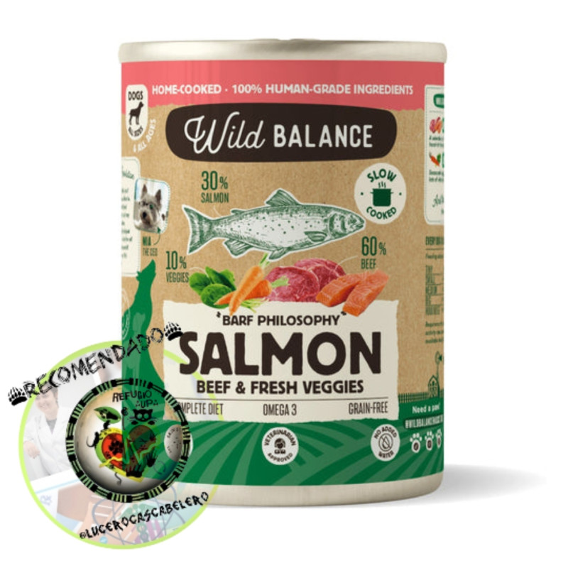 Salmón y ternera Wet Wild balance