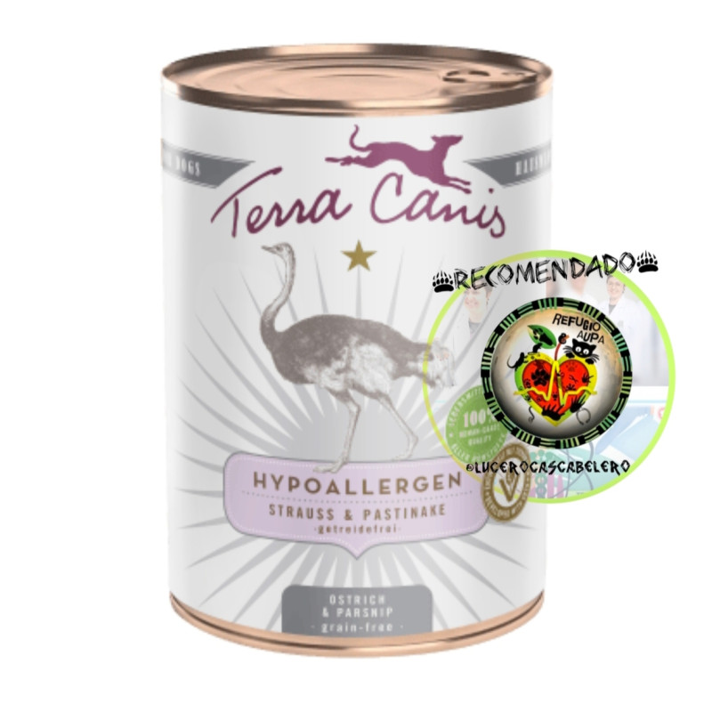 Avestruz hipoalergénico Wet Terracanis