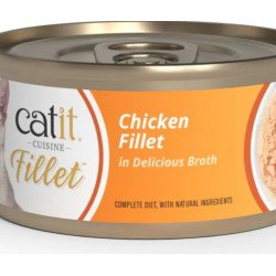 Filete Pollo catit con caldo