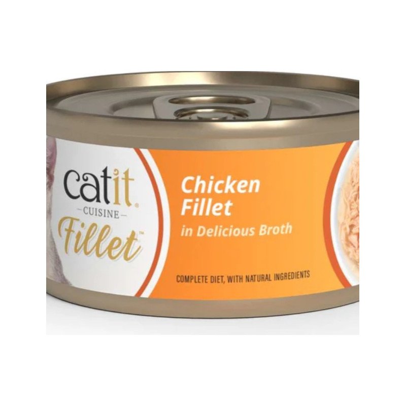 Filete Pollo catit con caldo
