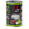 ALPHA SPIRIT WET DOG PATO CON MANZANA VERDE