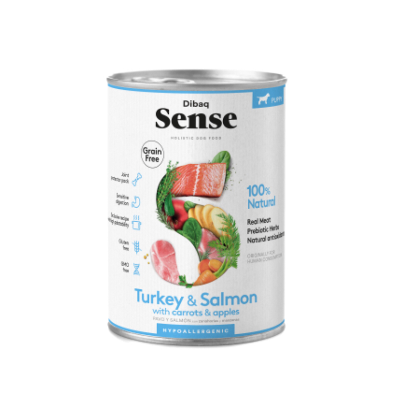 Sense Salmón y pavo puppy&adult