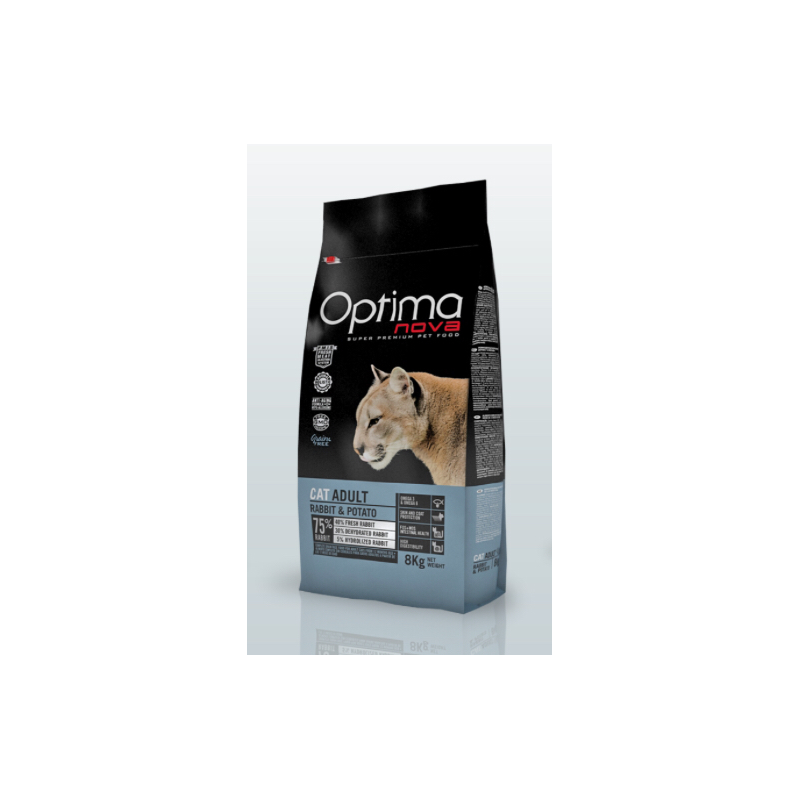 OPTIMANOVA CAT ADULT RABBIT & POTATO